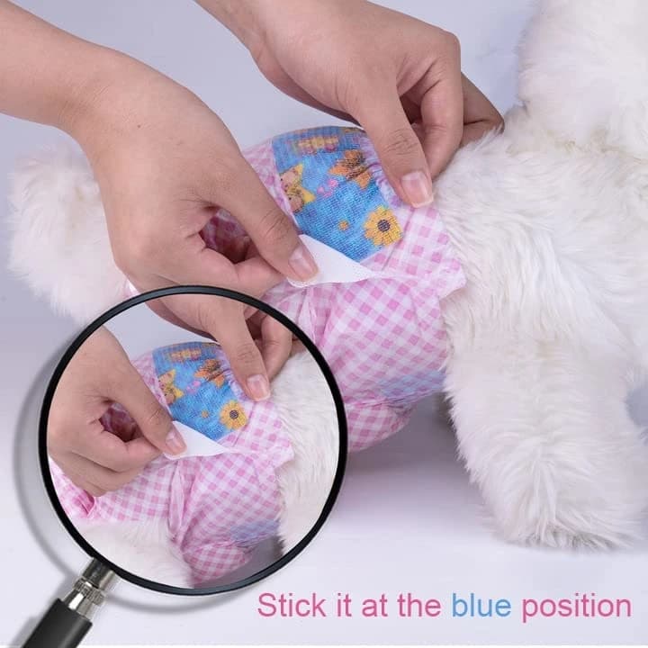 Jednorázové plenky pro psy Flying Paws, růžové, velikost XXS