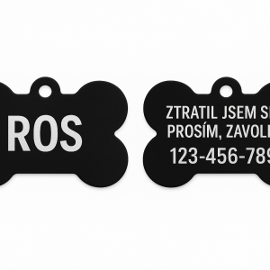 Psí známka - kost