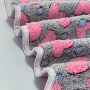 Alternative view of Flanelové deky pro psy a kočky – sada 8 ks, barevné - Velikost S