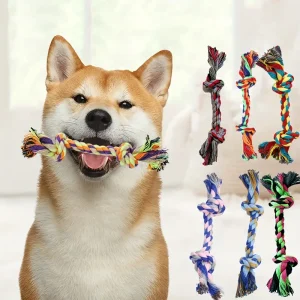 Provazová hračka pro psy – dvojitý uzel