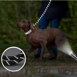 Reflexní vodítko pro psa 1,5 m – extra silné, odolné a bezpečné