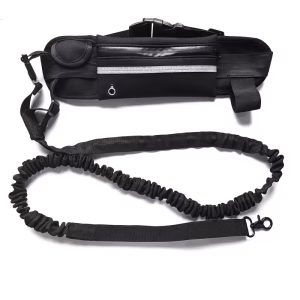 Běžecké hands-free vodítko pro psy – S bungee šňůrou a bederním pásem