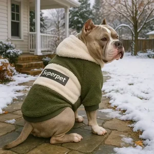 Zimní fleecová mikina pro psy – Teplá a pohodlná