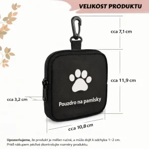 Pamlskovník pro psy s karabinou – Odolný a přenosný 6 Pamlskovník pro psy s karabinou – Odolný a přenosný