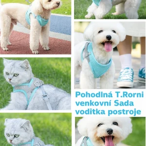 Alternative view of Prodyšný postroj pro psy – Měkký, nastavitelný a reflexní
