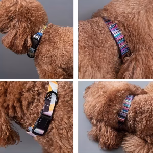 Alternative view of Boho obojek pro psy – Nastavitelný a pevný