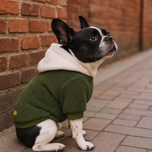 Alternative view of Zimní Fleece Mikina pro Psy – Teplý Svetr s Kapucí, Měkký Podšitý Pulovr