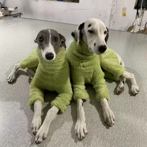 Zimní Teplý Fleece Overal pro Psy – Vysoký Límec, Měkký a Elastický