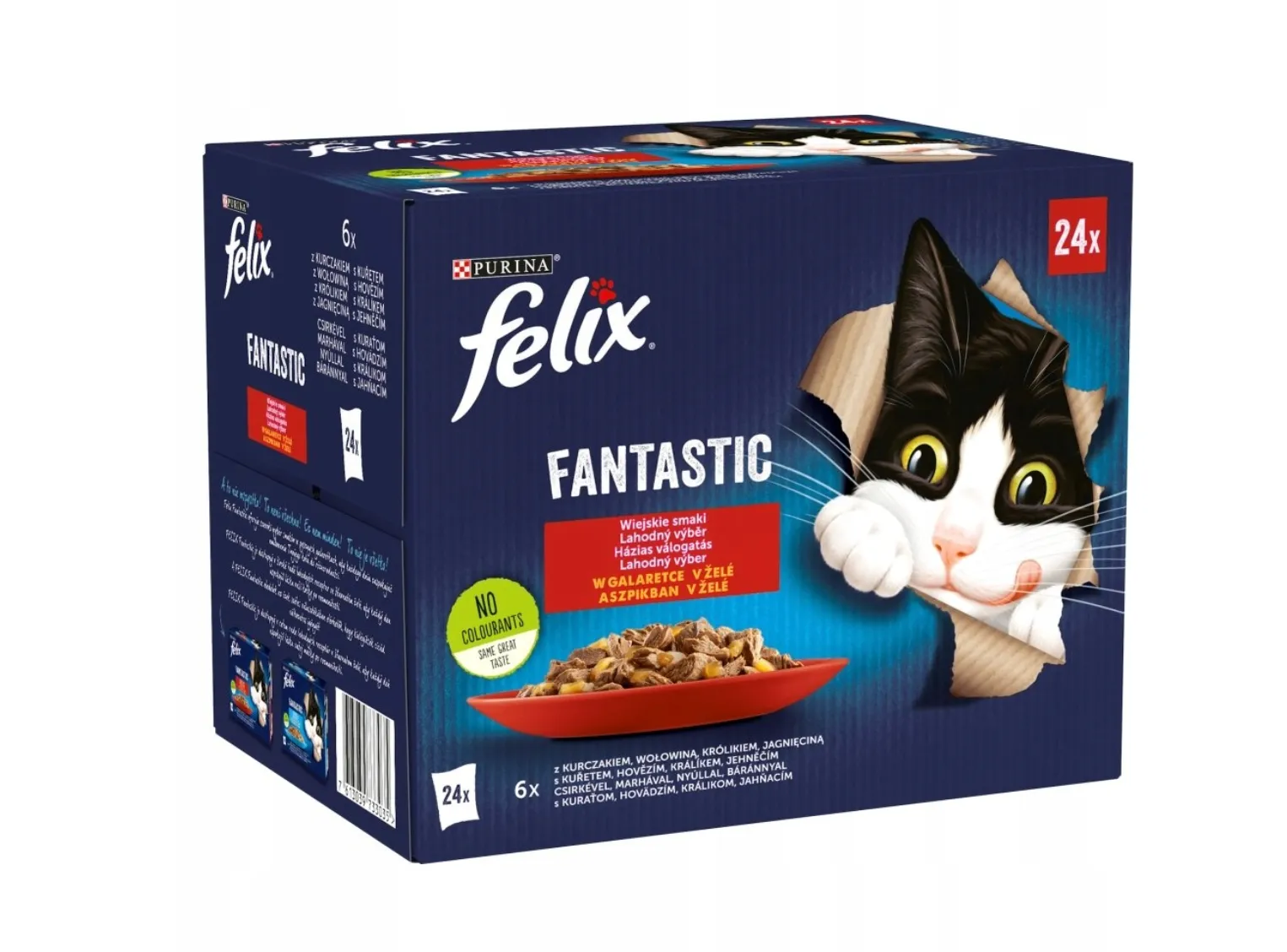 Felix Fantastic – Směs chutí v želé 24×85 g