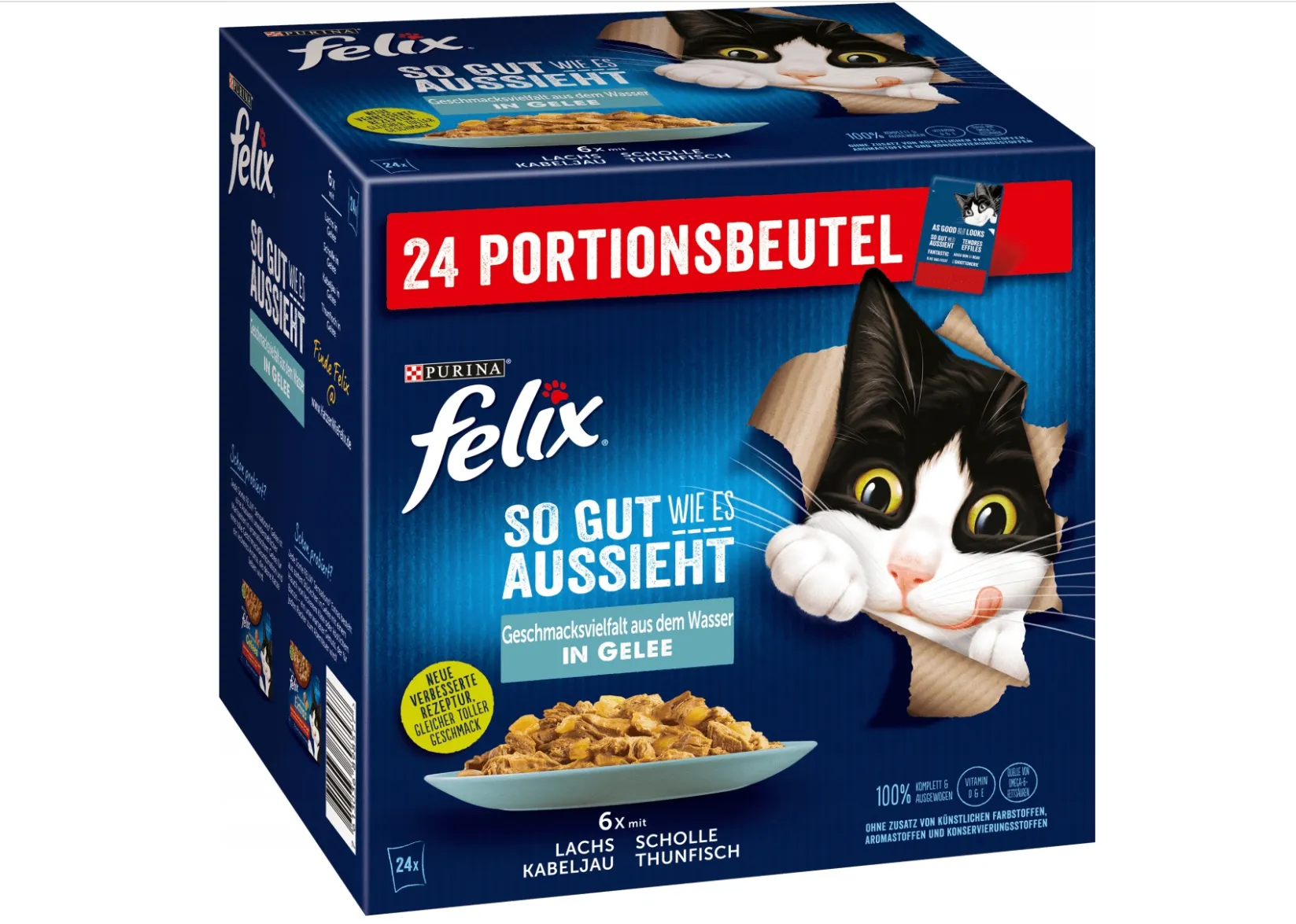Felix Fantastic – Směs chutí v želé 24×85 g - Obrázek 2