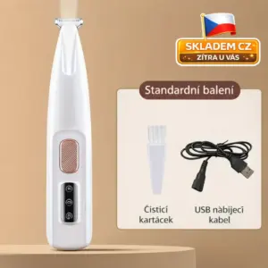 Cute Shop 53 Elektrický zastřihovač tlapek pro psy a kočky s LED světlem