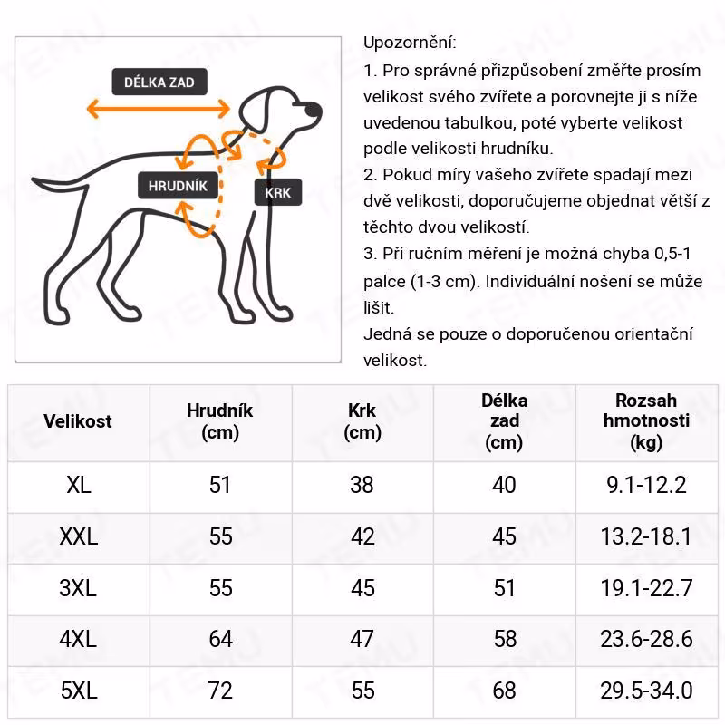 Teplý elastický svetr s kapucí pro psy – pohodlný a praný - Obrázek 3