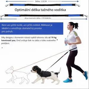 Alternative view of Hands-free vodítko pro psy s bederním pásem