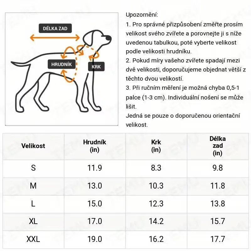 Zateplená zimní kombinéza pro psy – prošívaná, teplá 9 Zateplená zimní kombinéza pro psy – prošívaná, teplá - Obrázek 8