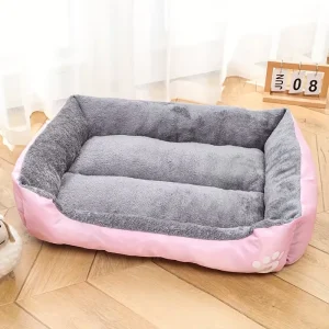 Alternative view of Pelíšek pro psa M (49,8 × 39,9 cm) – měkký, s vyvýšenými okraji a protiskluzovou spodní částí