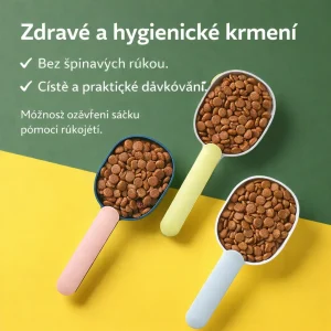 lopatka na krmivo s klipsem