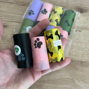 Cute Shop 57 Sáčky na psí exkrementy – 8 rolí (120 ks) silné a nepropustné
