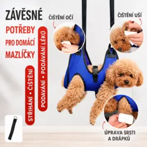 Závěsný hamak pro stříhání drápků pro psy