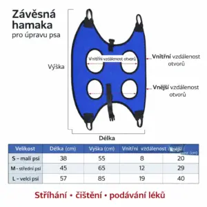 Alternative view of Závěsný hamak pro stříhání drápků pro psy