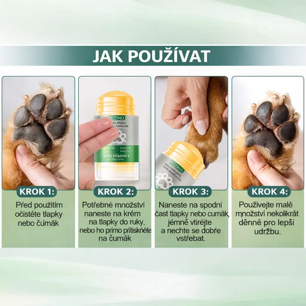 Balzám na tlapky pro psy – ochrana tlapek a čumáku 5 Balzám na tlapky pro psy – ochrana tlapek a čumáku - Obrázek 3