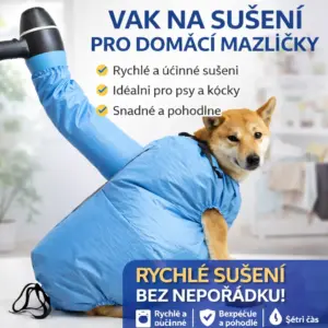 Sušicí vak pro psy – rychlé sušení psa po koupání 11 Sušicí vak pro psy – rychlé sušení psa po koupání