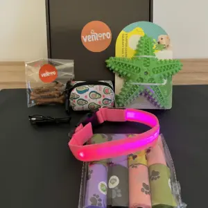 set pro psa – LED obojek a Dentální hračka 18 set pro psa – LED obojek a Dentální hračka